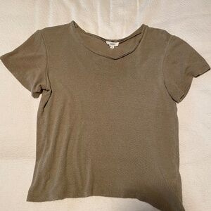 Ozma of California Regen Silk Noil Jersey Classic Tee